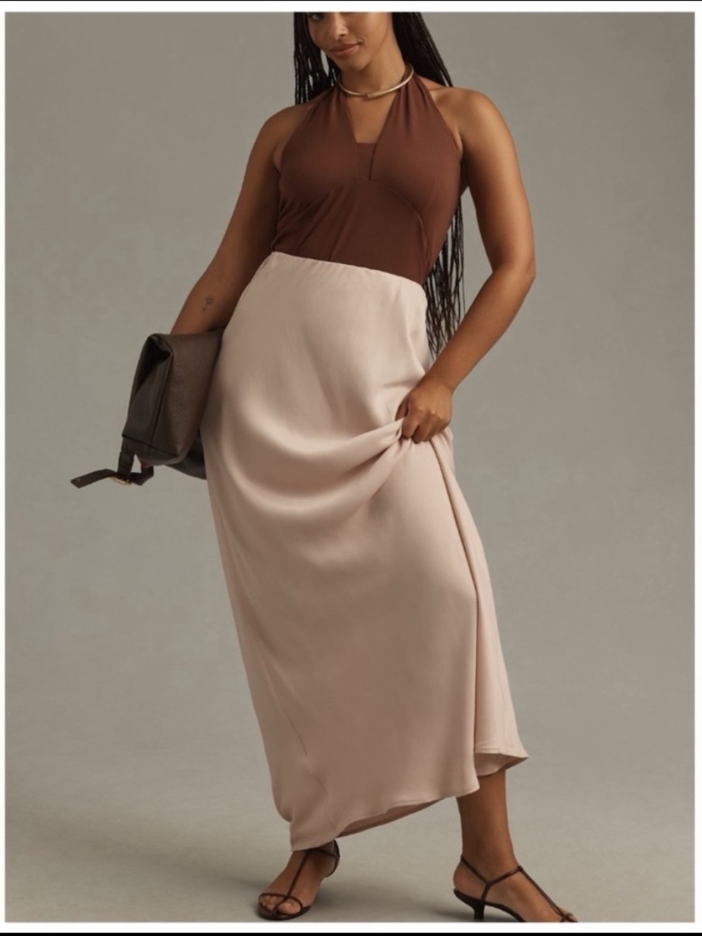 NWT Anthropologie The Tilda Maxi Slip Skirt